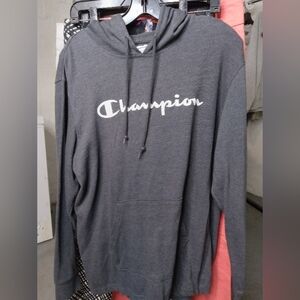 Champion Men's Dark Gray Hoodie